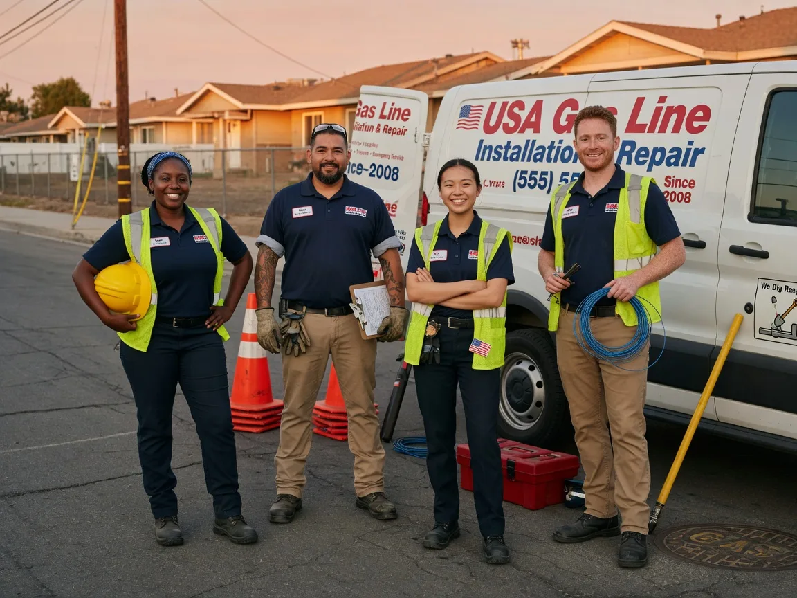 Gas Line Installation company in Sadler, TX